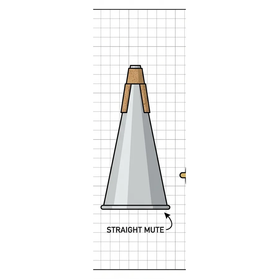 Module 17: Mutes & Timbre — Module 17 Straight Mute Icon