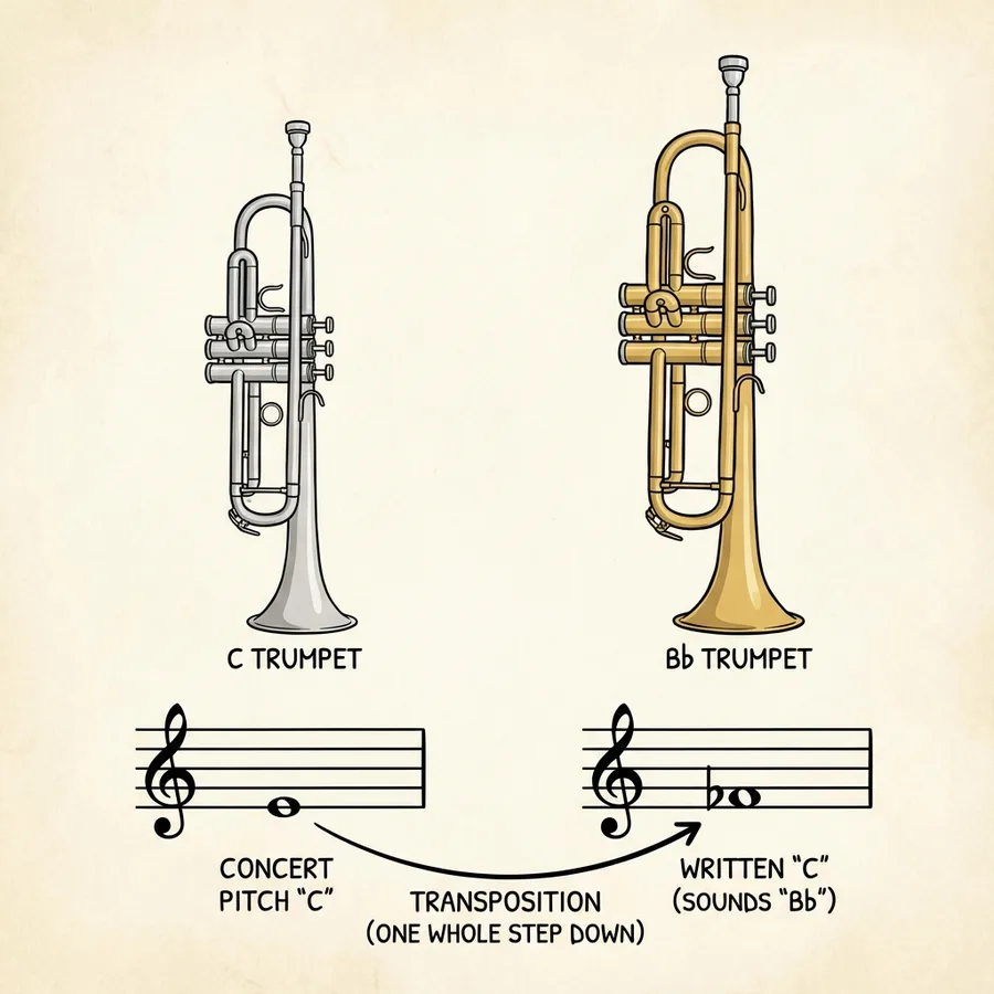 Module 24: Transposition Strategies — Module 24 C Trumpet Vs Bb