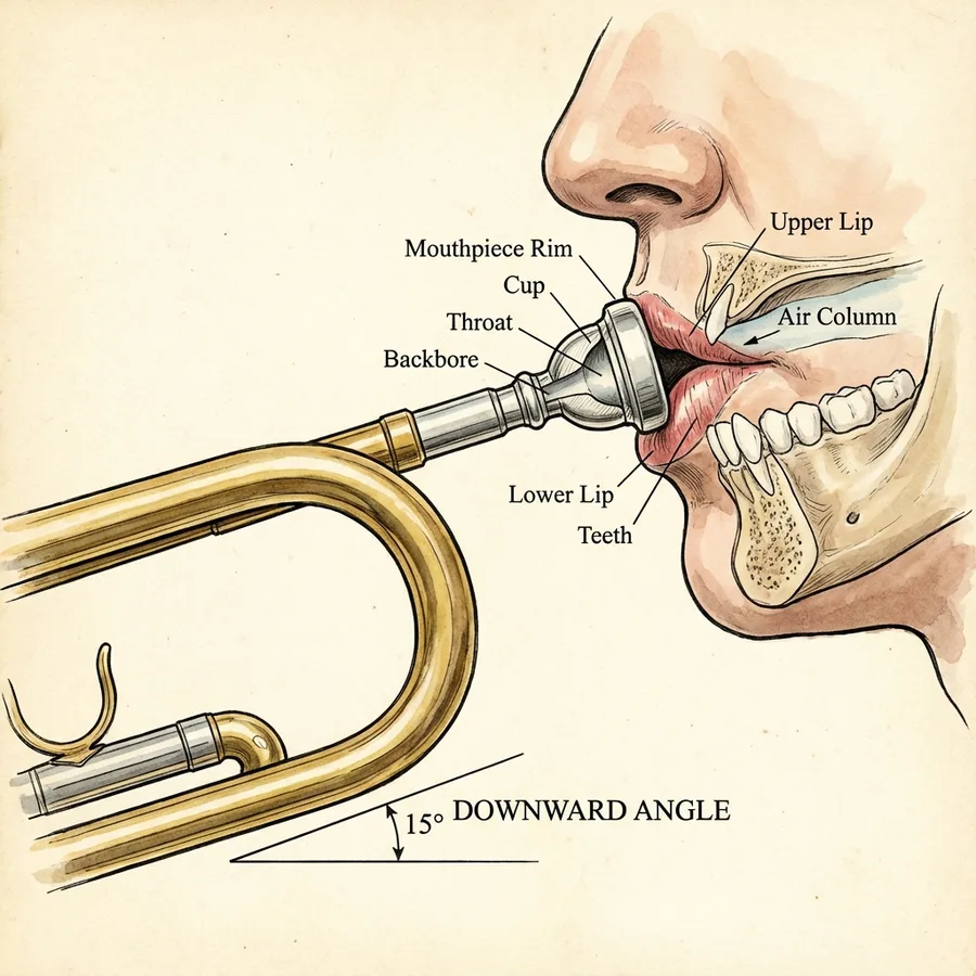 Module 3: First Notes — Module 3 Mouthpiece Placement Side